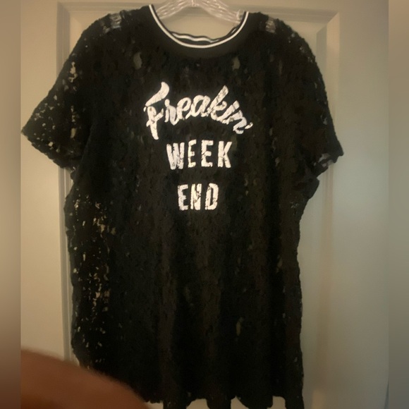 Lace graphic tee - Picture 1 of 5